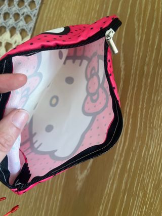 Neceser Hello Kitty Rosa y Blanco