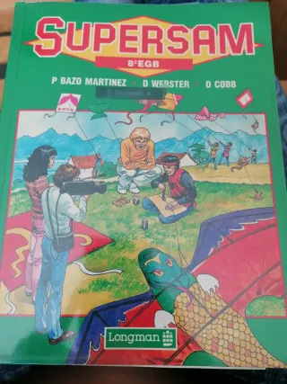 Libro de inglés Supersam 8 EGB