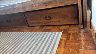 Cama nido madera maciza con colchones estilo barco