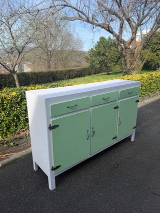 Mostrador Cocina Vintage Metal/Madera