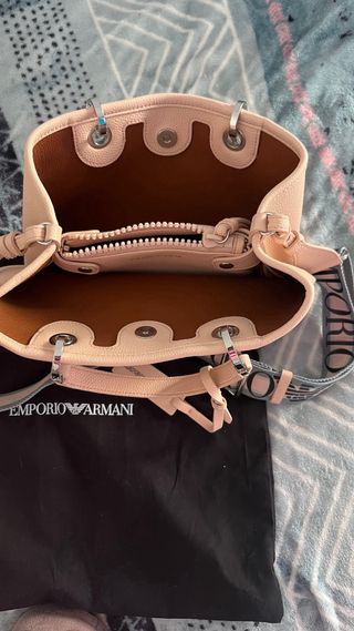 Bolso Emporio Armani Rosa Palo Original