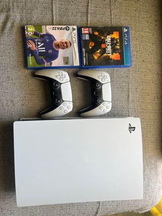 PlayStation 5 + 2 Mandos + Juegos