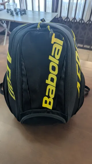 Mochila Babolat Tenis Negra y Amarilla