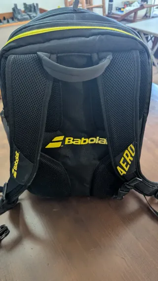 Mochila Babolat Tenis Negra y Amarilla