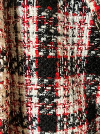 Blazer de tweed vichy zara