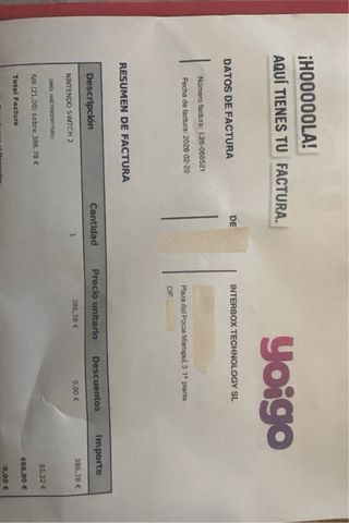 Nintendo Switch 2 nueva sin abrir