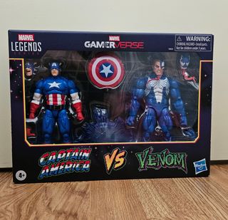 Marvel Legends Gamerverse Cap. América vs Venom