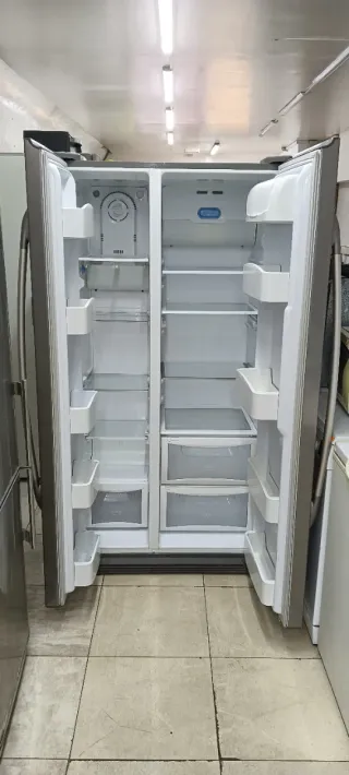 Nevera Americana Acero Inoxidable Daewoo