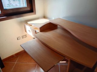 Escritorio madera beige/marrón