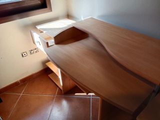 Escritorio madera beige/marrón