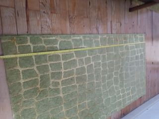 Alfombra Verde 135x70 cm