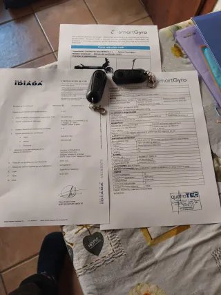 2 Patinete Dual Batería Alarma Seguro