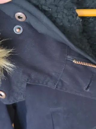 Parka negra mujer IKKS