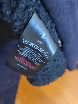 Parka negra mujer IKKS