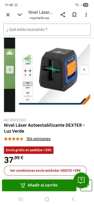 Nivel Láser Dexter-X Autonivelante