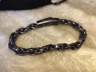 Pulsera vintage budista Yemen, acero 316L.