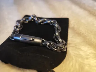 Pulsera vintage budista Yemen, acero 316L.