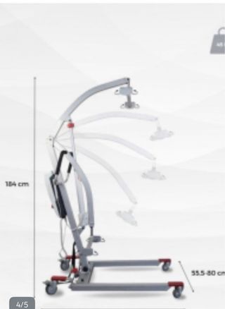 Grua para personas con problemas de movilidad