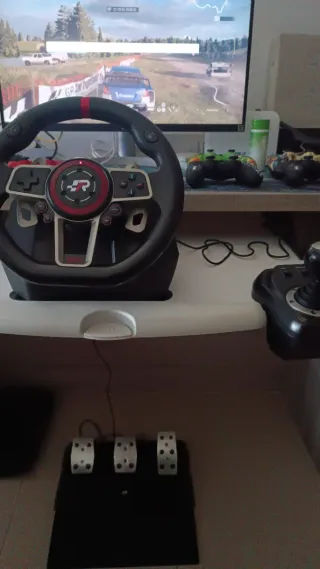 Volante/3pedales/marchas(shifter)