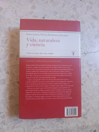 Vida, naturaleza y ciencia