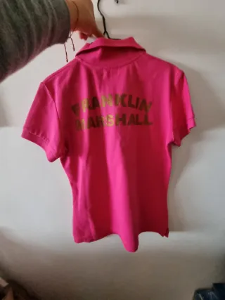 Camiseta Polo Franklin Marshall Rosa