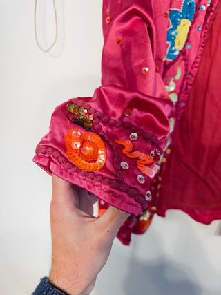 Kimono corto bordado Talla S