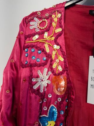 Kimono corto bordado Talla S