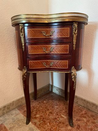 Mobile ingresso vintage con due poltroncine