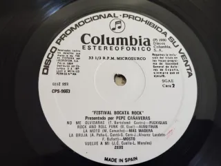 FESTIVAL BOCATA ROCK , 1980 / DISCO PROMOCIONAL