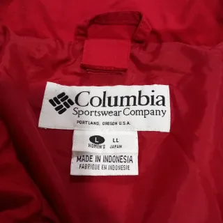 Chaqueta Columbia Mujer Roja Talla L