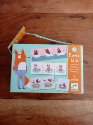 Puzzle Trío Djeco 8 Piezas