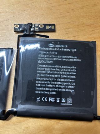NINJABATT A1708 A1713 Batería MacBook Pro de 13