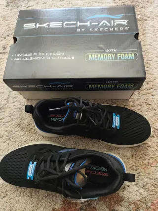 Zapatillas Skechers Hombre Talla 41 Negras