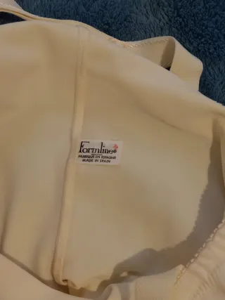 Body moldeados de mujer, color vainilla, talla 95,