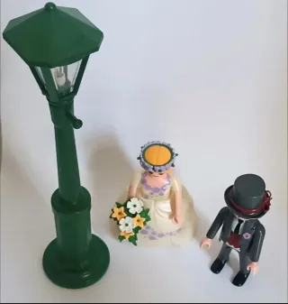 Playmobil Novios Victorianos con Farola y musicos