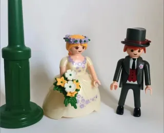 Playmobil Novios Victorianos con Farola y musicos