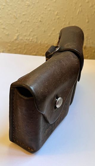 DOBLE CARTUCHERA MILITAR ALEMANA CUERO