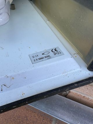 Farol exterior hierro negro (Tengo 13 faroles)