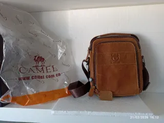 Bolso Hombro Cuero BULLCAPTAIN Marrón nuevo