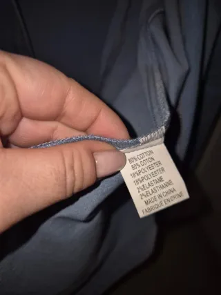 Camisa tejana fina azul claro XL