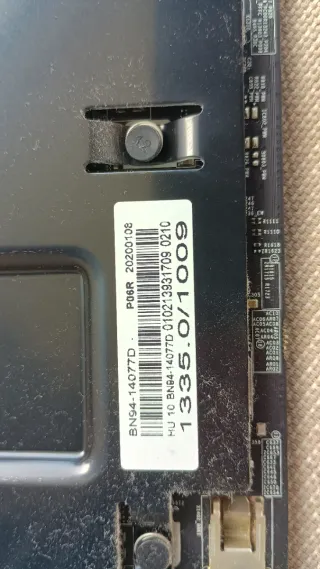 TV Samsung 55q90r. Despiece. Panel roto por golpe