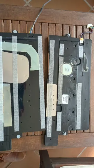 TV Samsung 55q90r. Despiece. Panel roto por golpe