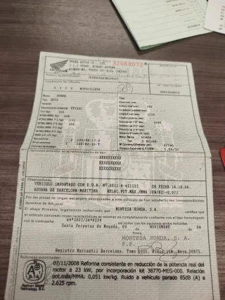 Moto Honda Shadow 750