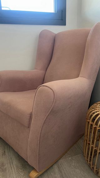 Sillón de lactancia rosa Lilly KLAST home