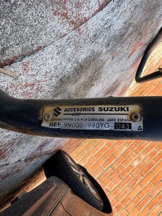 Parachoques y mataburros Vitara