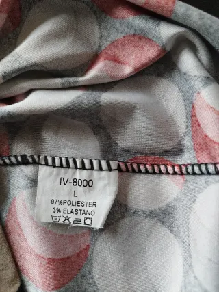 Camiseta manga larga estampada