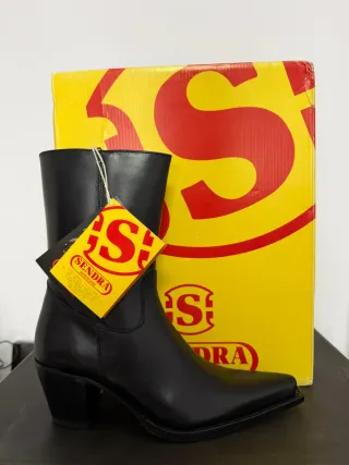 Botas Sendra Negras Cuero Talla 36 / 37