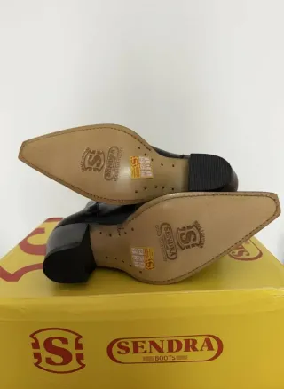 Botas Sendra Negras Cuero Talla 36 / 37