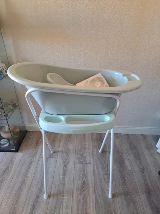 Bañera para bebé con soporte con desagüe nuevo