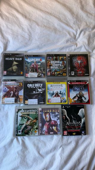 Lote de juegos Play Station 3. Funcionan todos